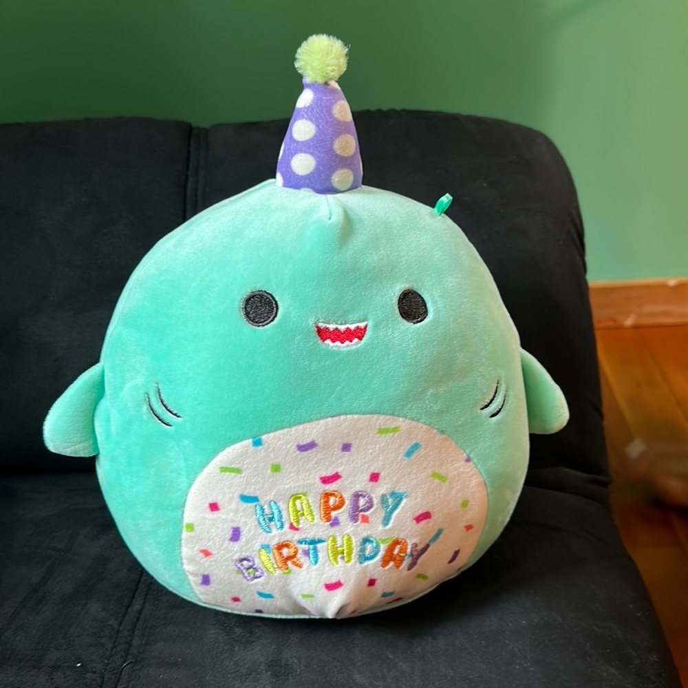 Sharon the shark squishmallow happy birthday